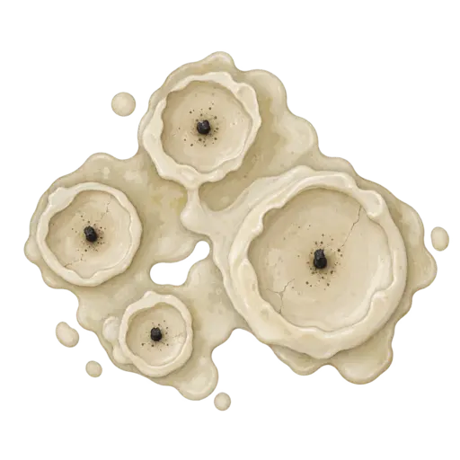 Bougies fondues