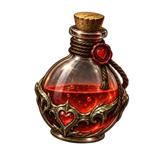 Potion de guérison à moitié pleine